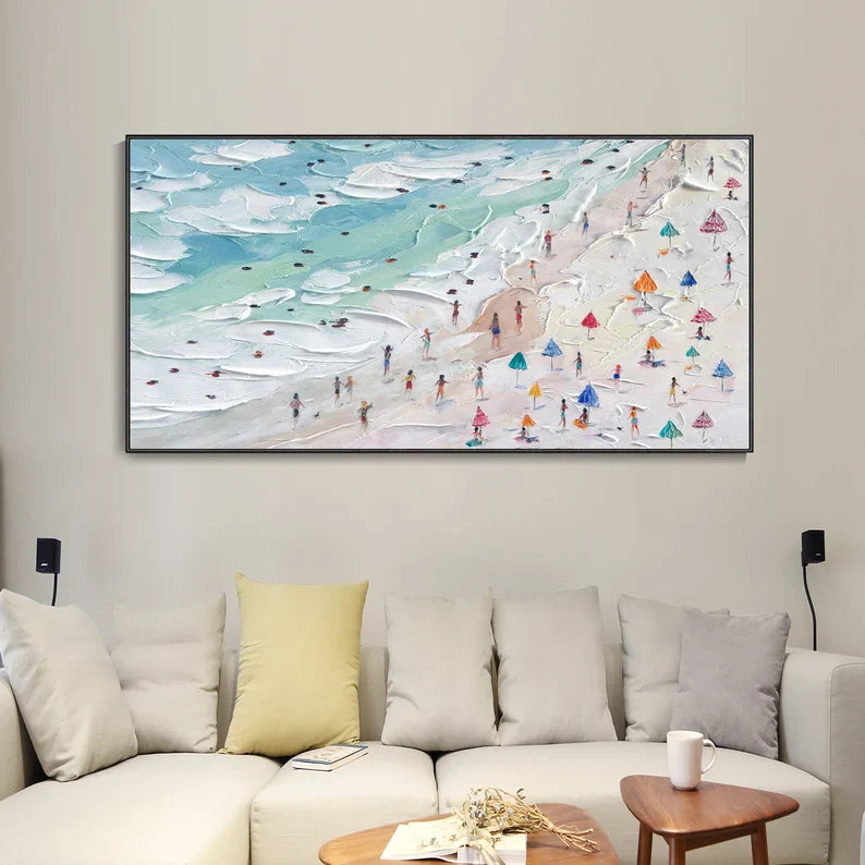 The Painted Beach - 110x56"