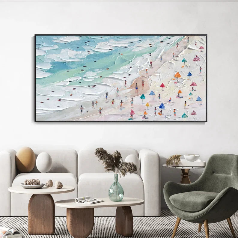 The Painted Beach - 96x48"