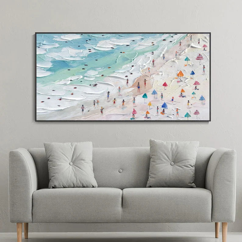 The Painted Beach - 110x56"