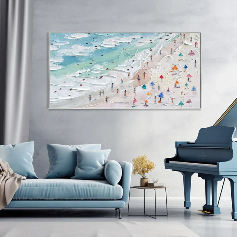 The Painted Beach - 96x48"
