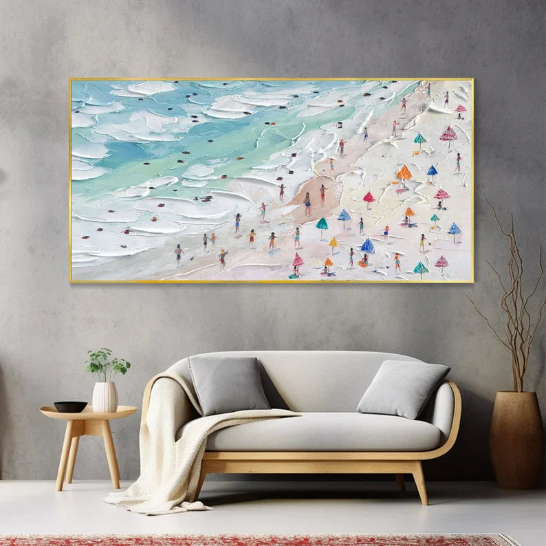 The Painted Beach - 96x48"