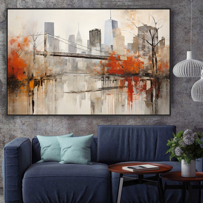 Autumn Manhattan - 36x24"