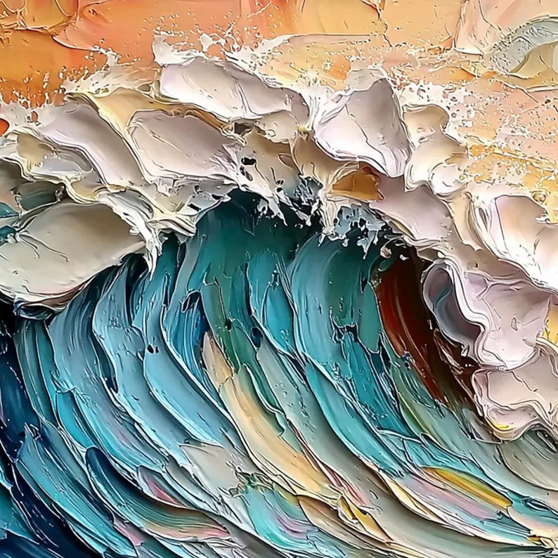 La ola pintada