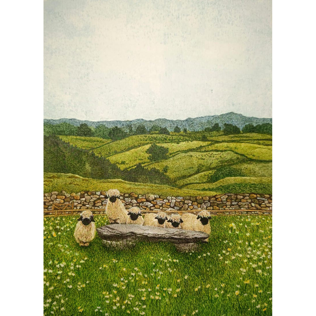 Sheep Brunch - 40x60"