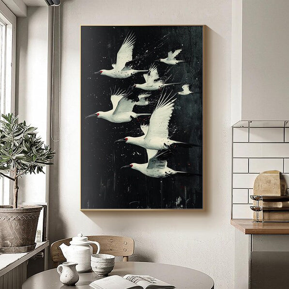 El Vuelo de las Grullas Blancas