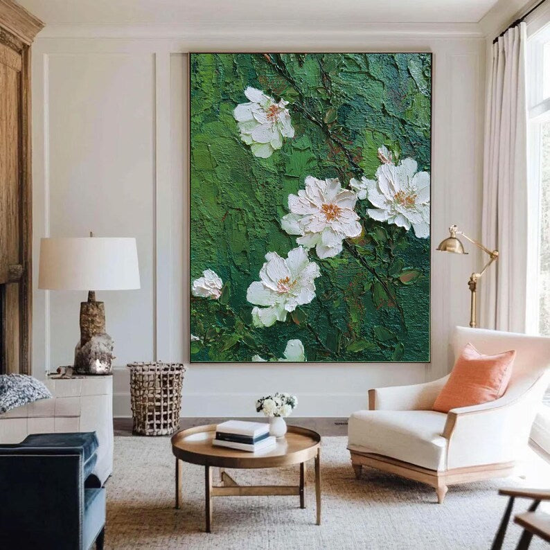 Camellia Garden - 56x84"