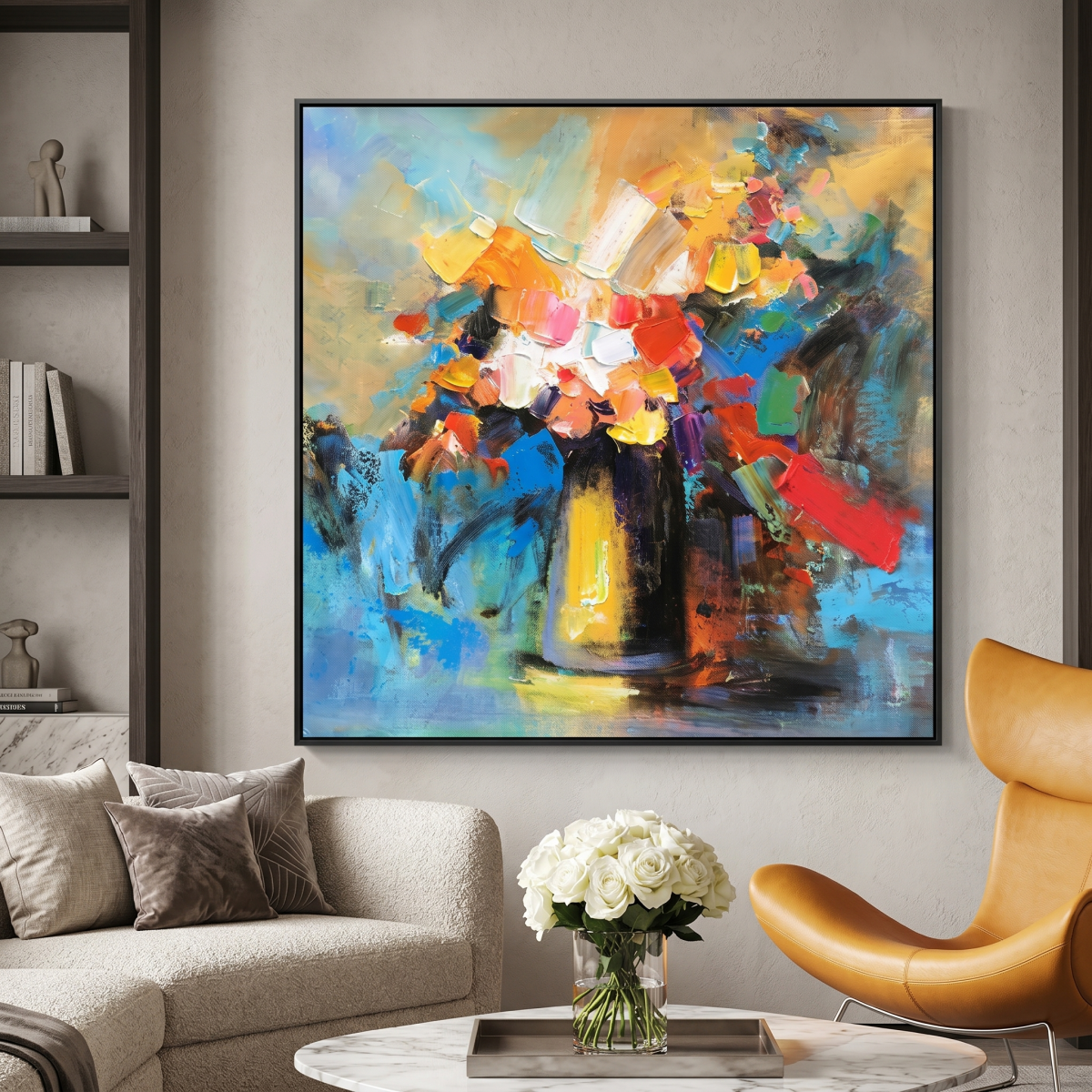 Impressionistische Vase
