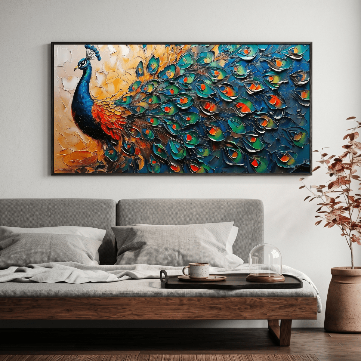 Indigo the Peacock