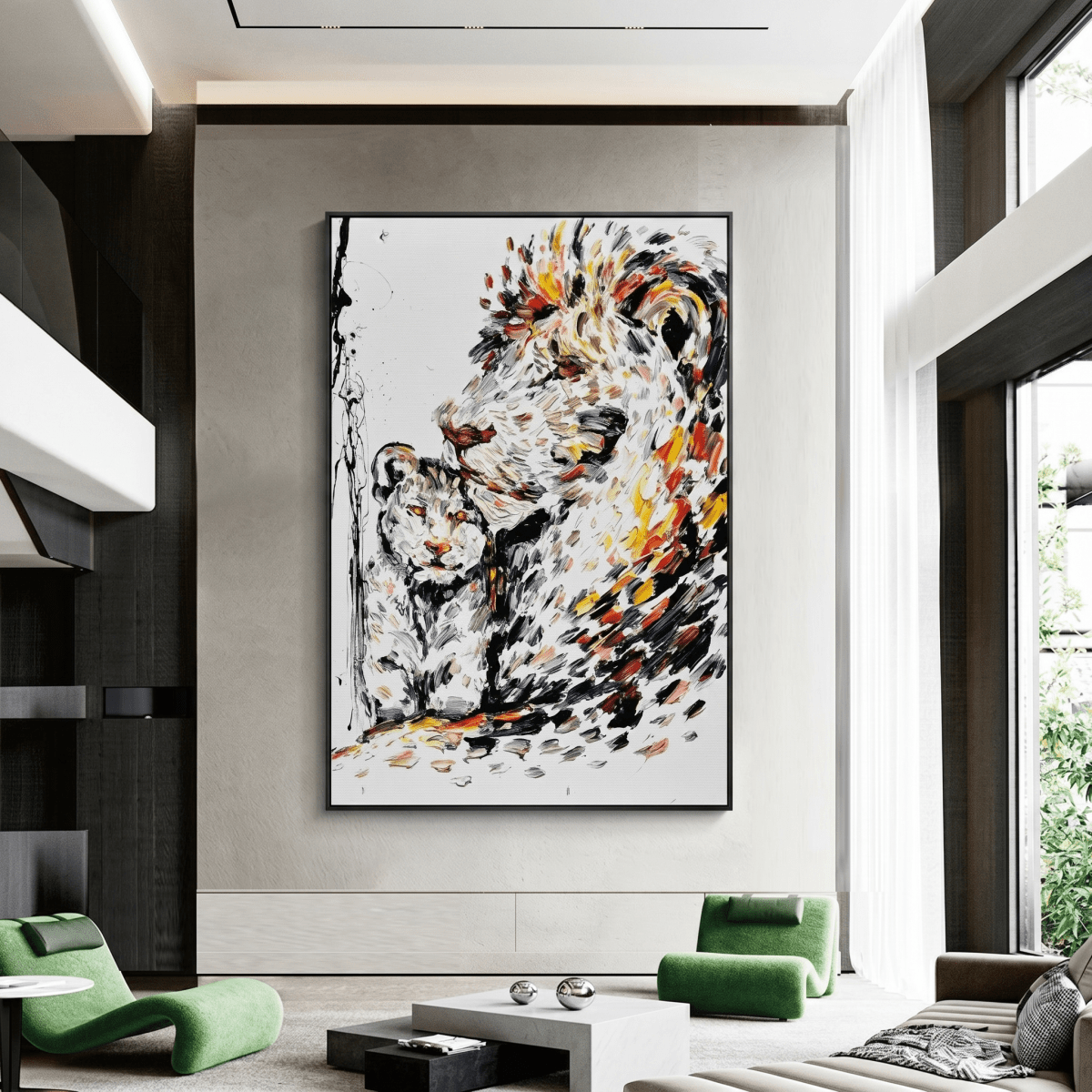 Lion's Love - 24x36"