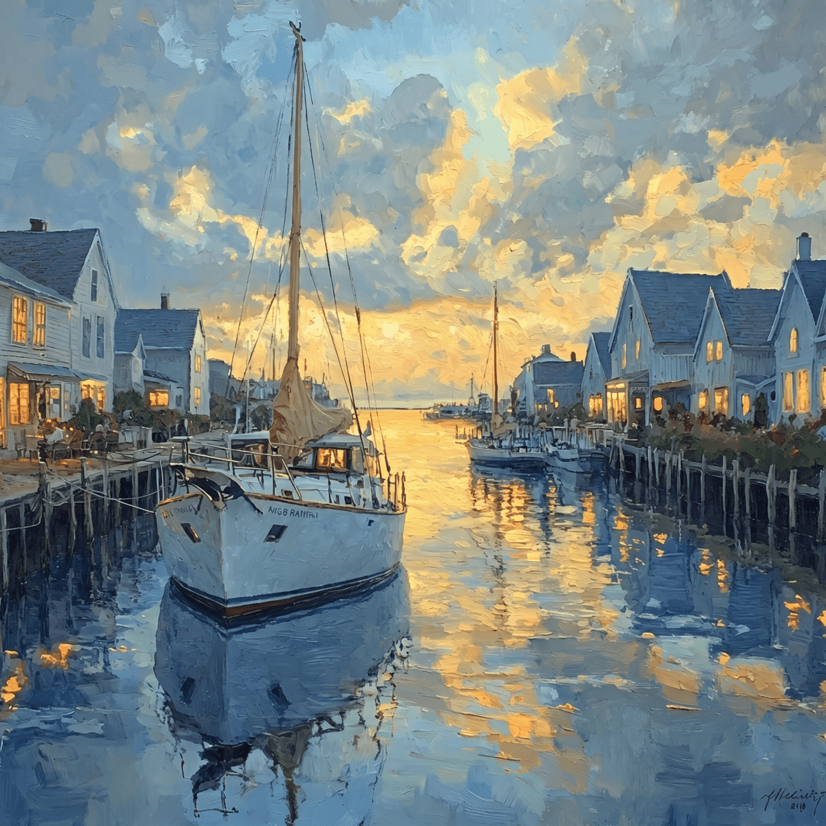 Hafen von Nantucket