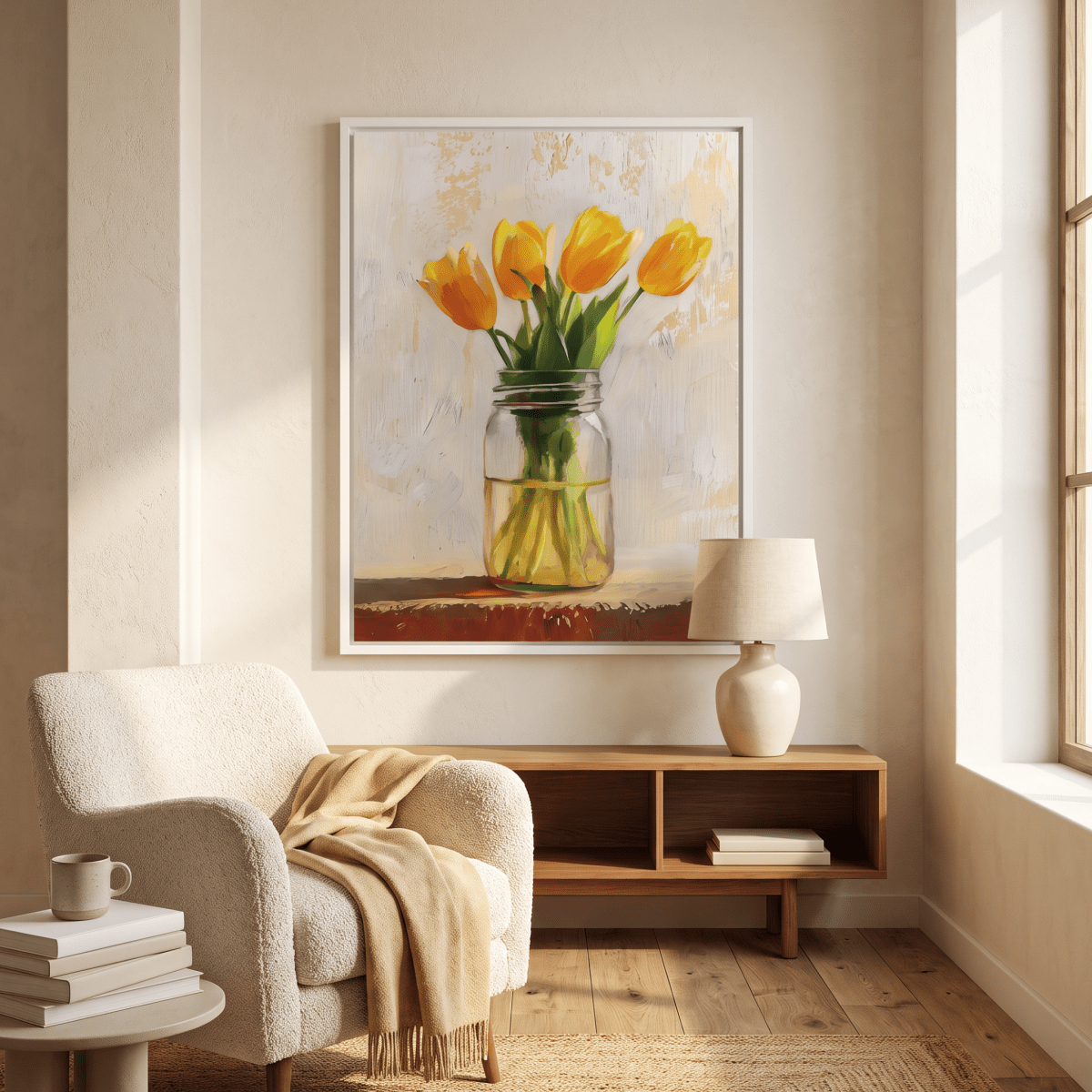 Orange Tulpen