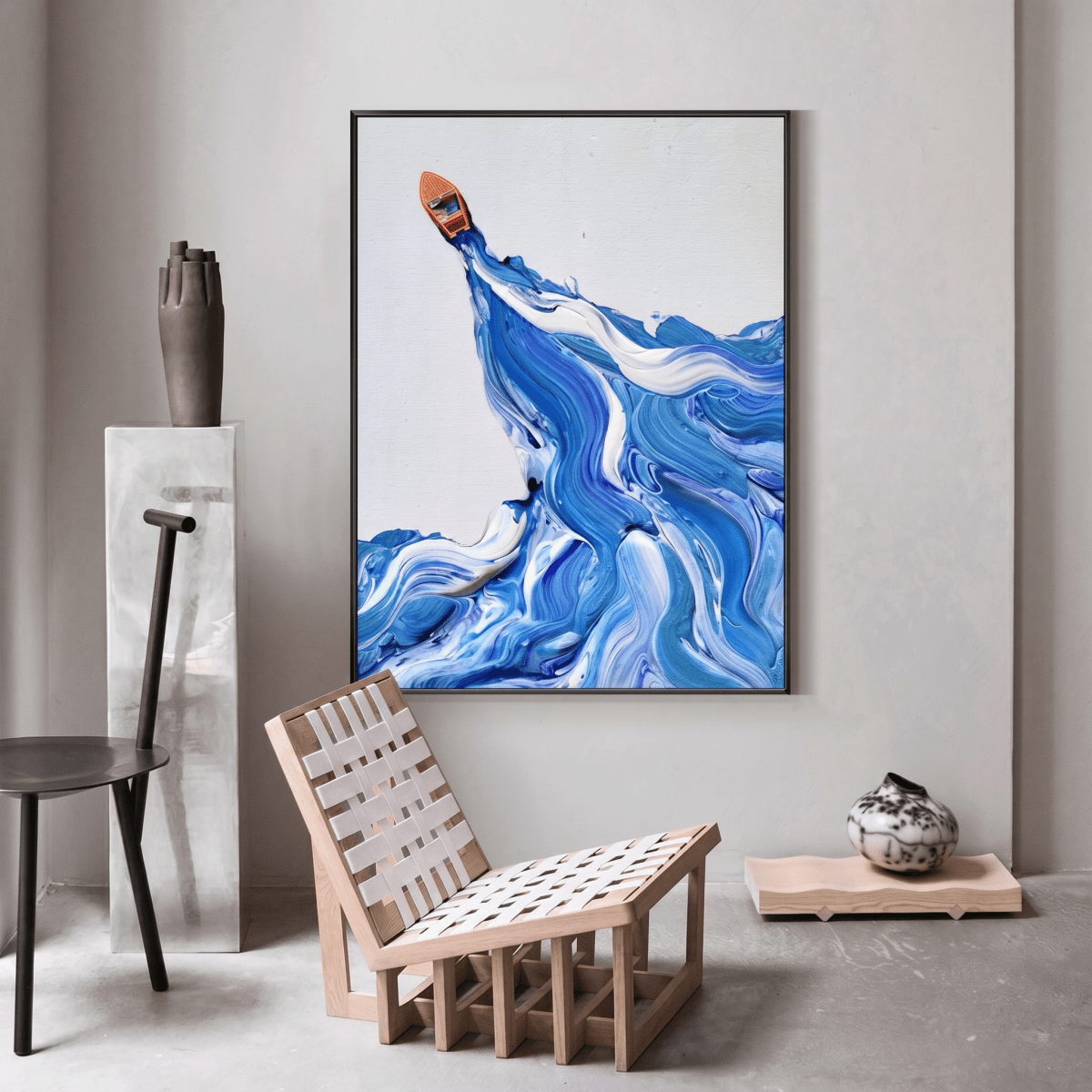 Painting Speedboat - 24x36"
