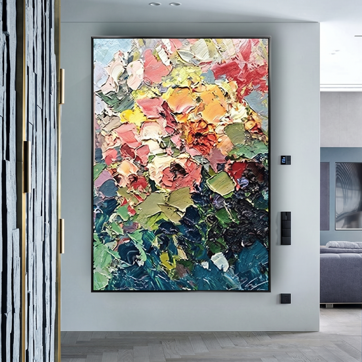 Pastel Flowers - 24x36"