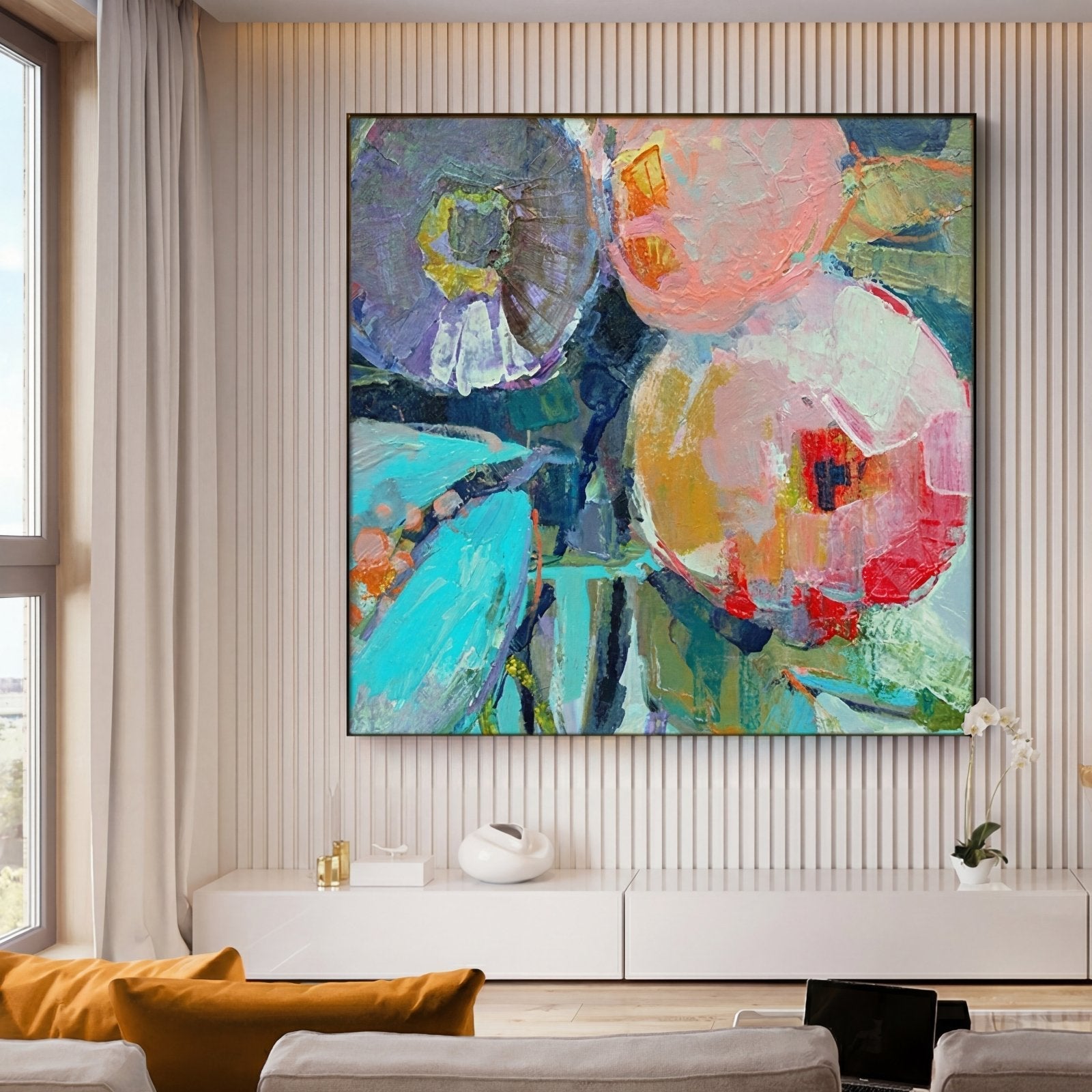 Peach - 40x40"