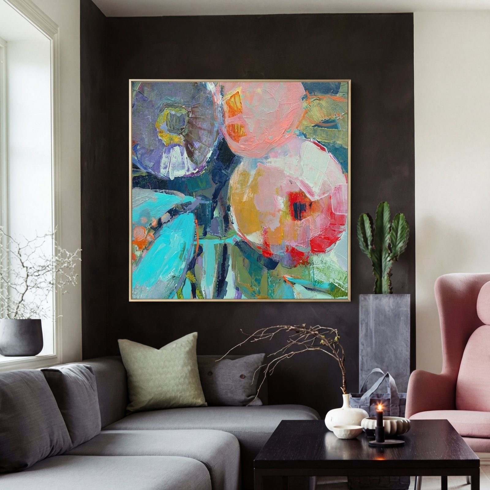 Peach - 40x40"