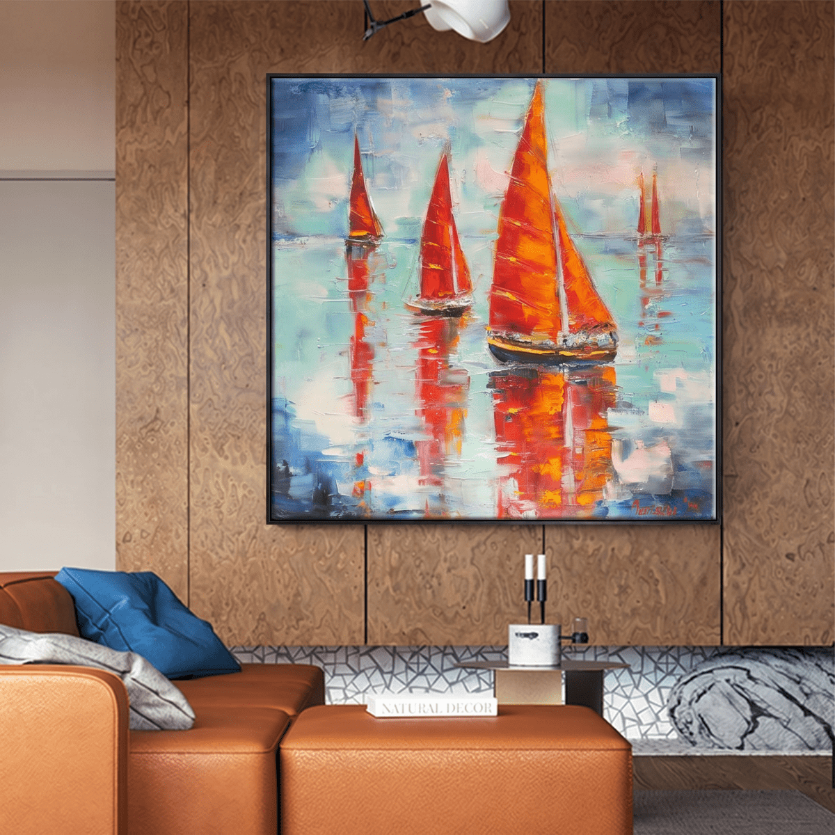 Red Sailing Boats