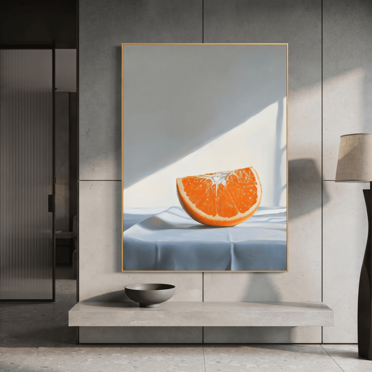 Orangenscheibe