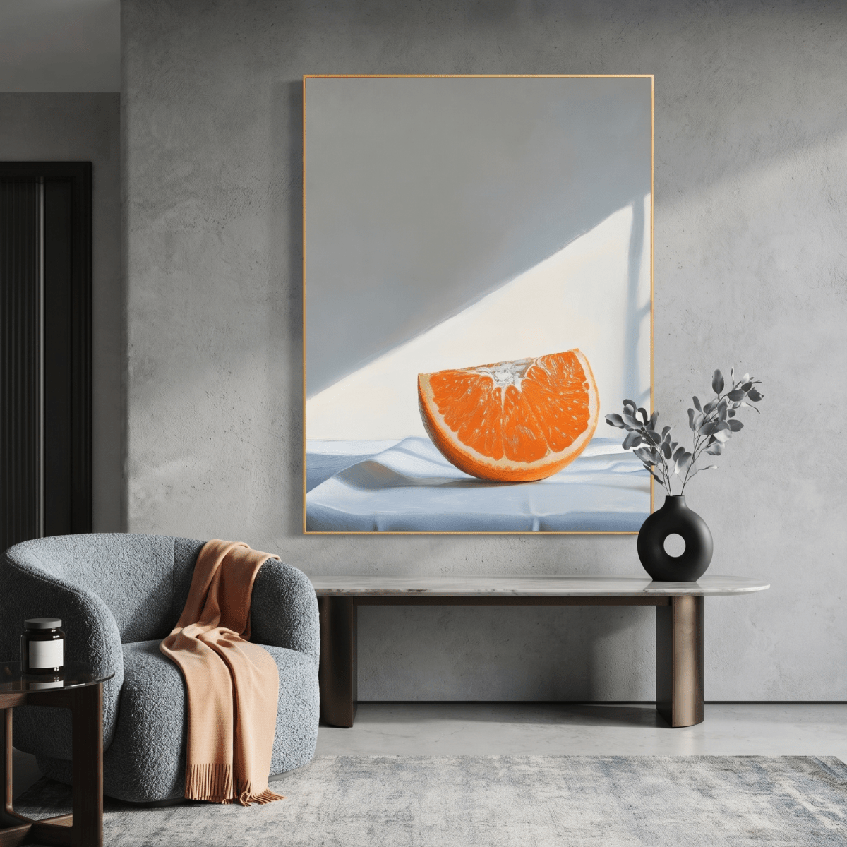 Orangenscheibe