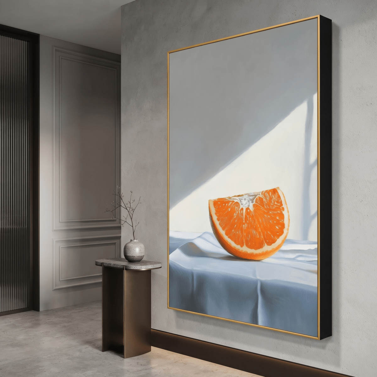 Orangenscheibe
