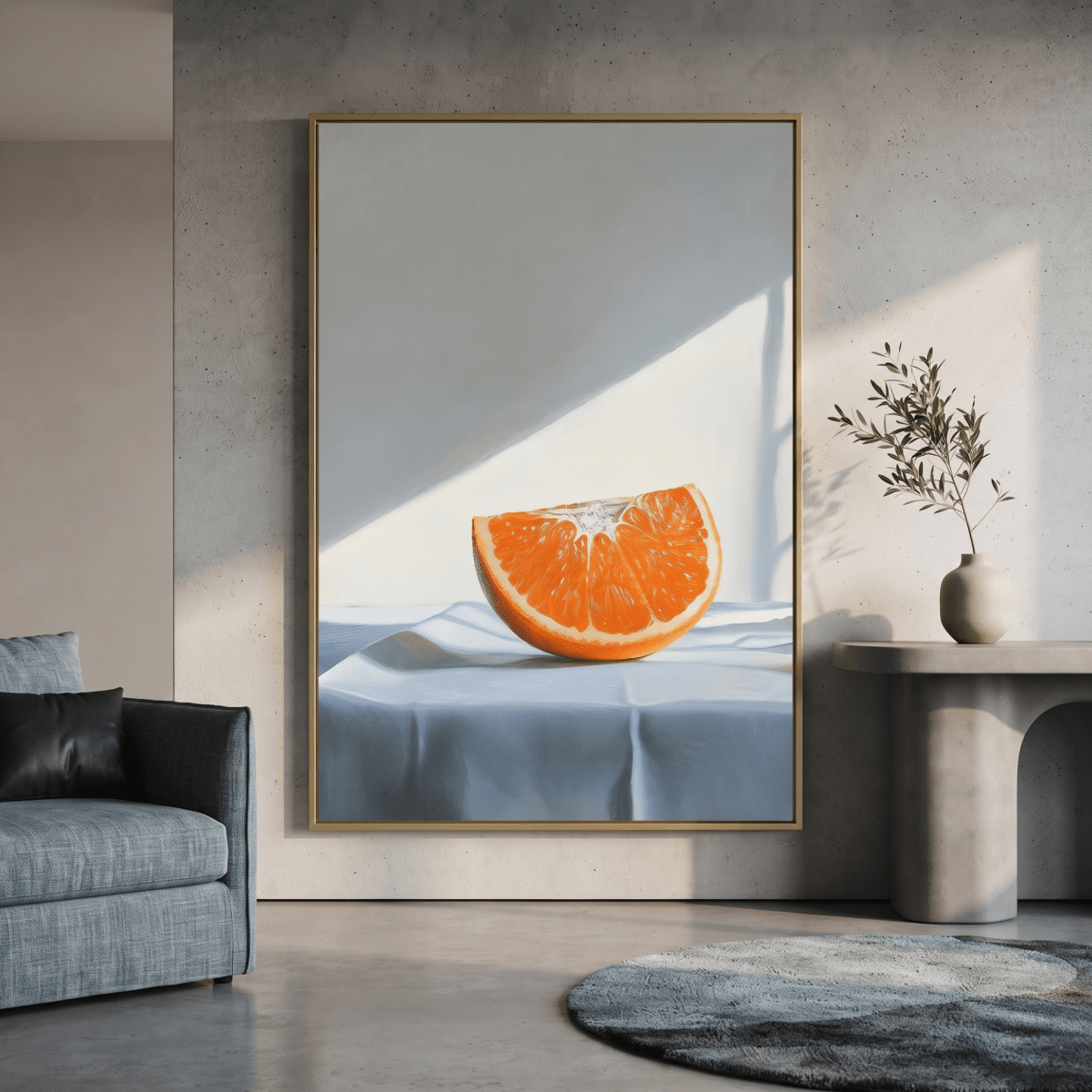 Orangenscheibe