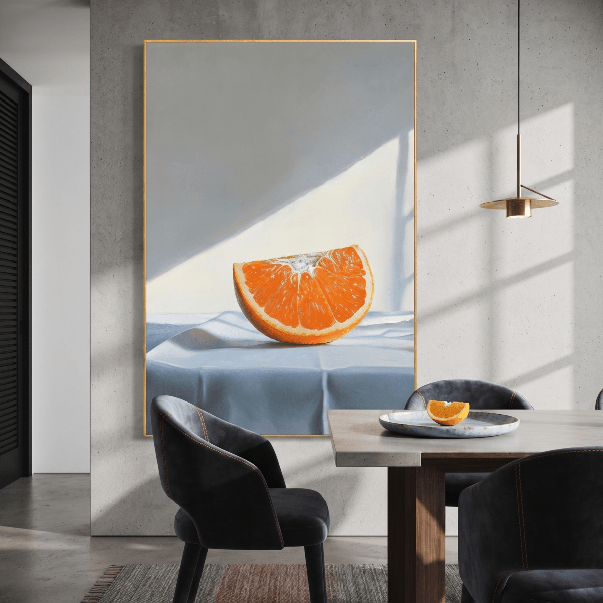 Orangenscheibe