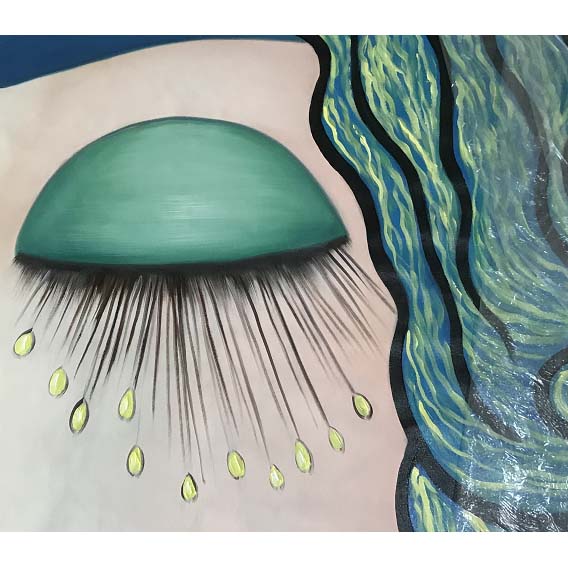 Starry Tears - 32x48"
