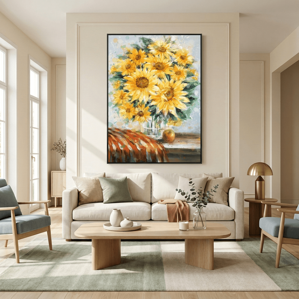 Naturaleza de girasol