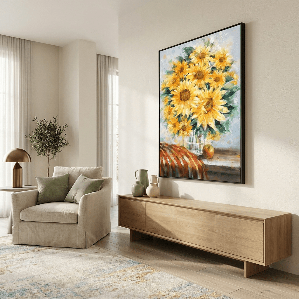 Naturaleza de girasol