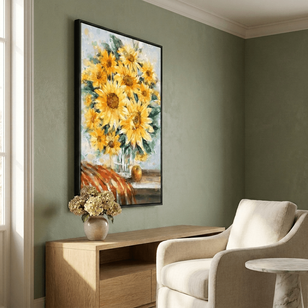 Naturaleza de girasol