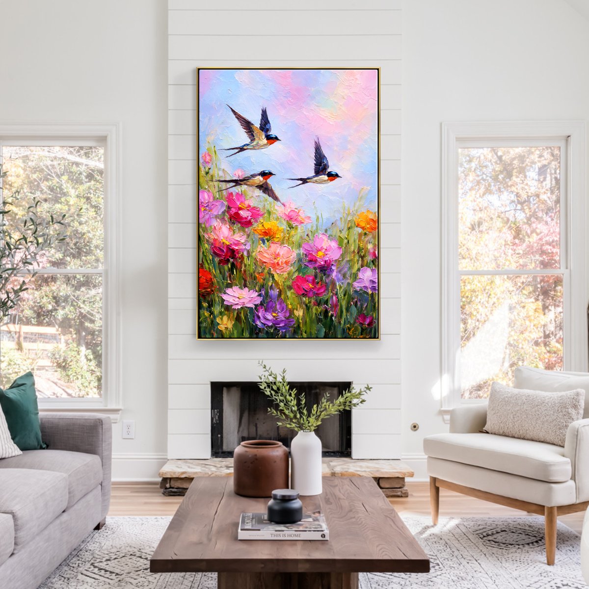 Swallows in Spring
