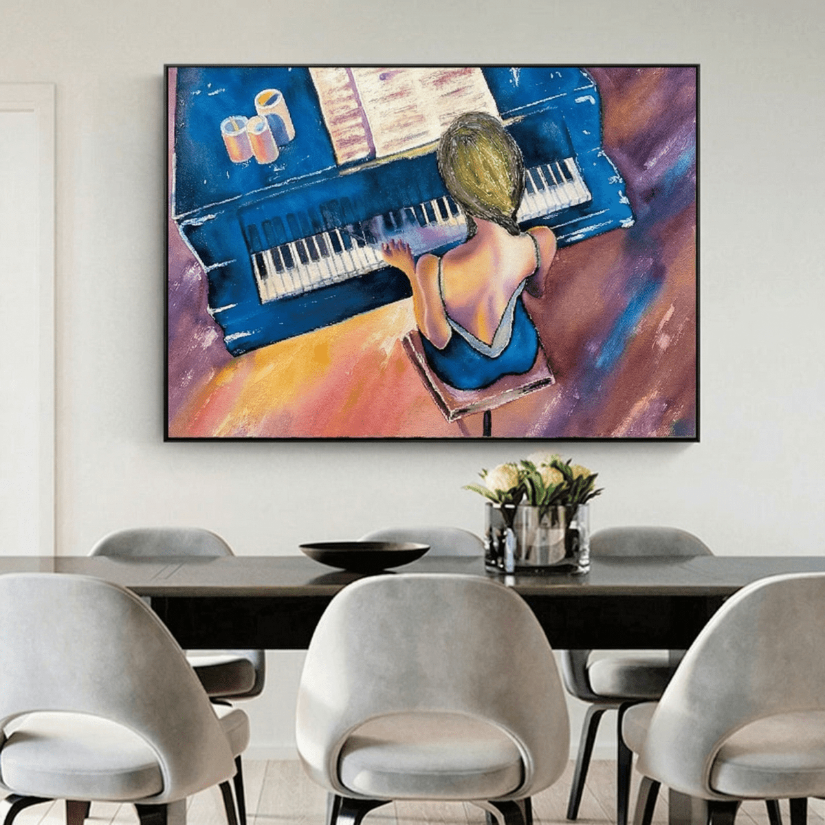 Der blaue Pianist