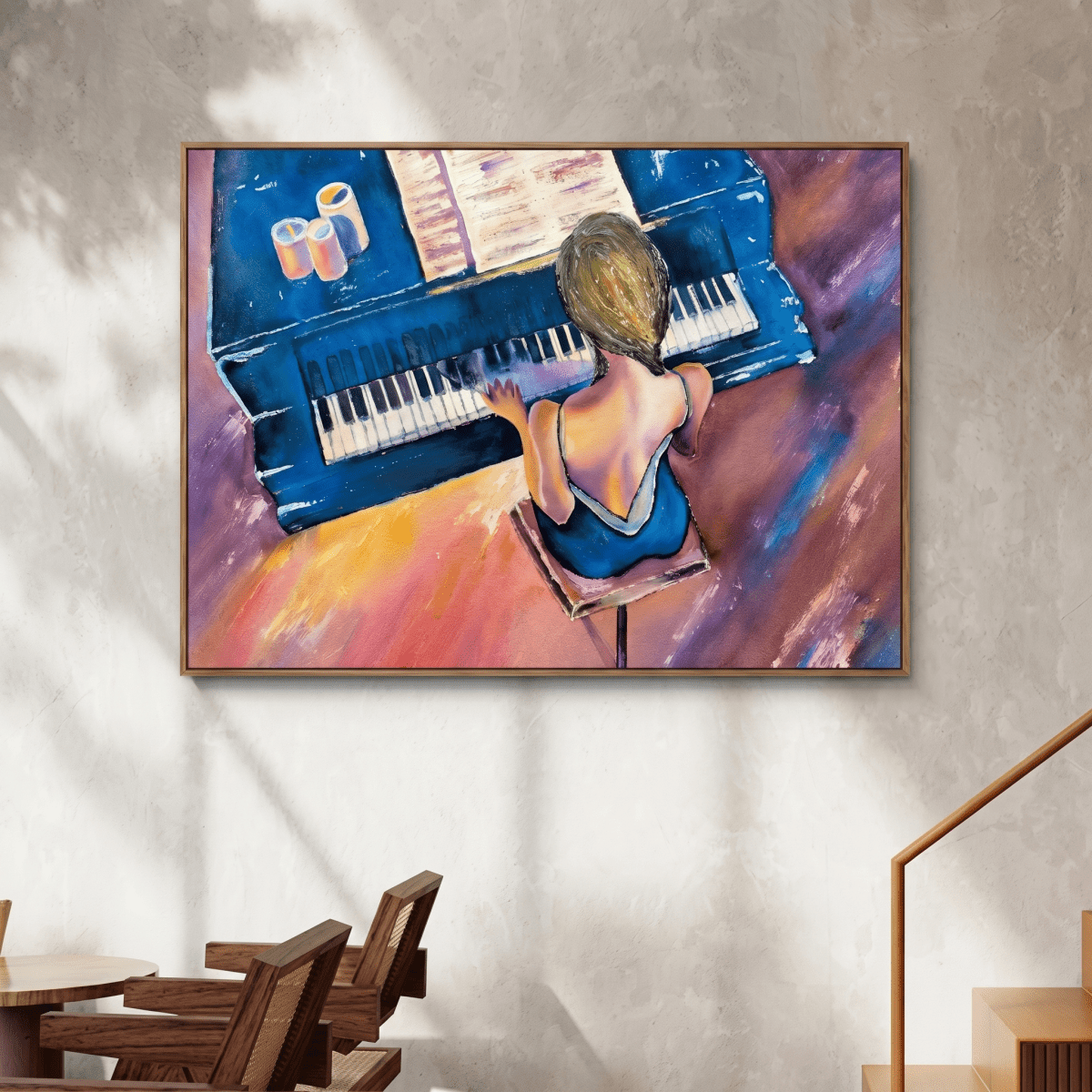Der blaue Pianist