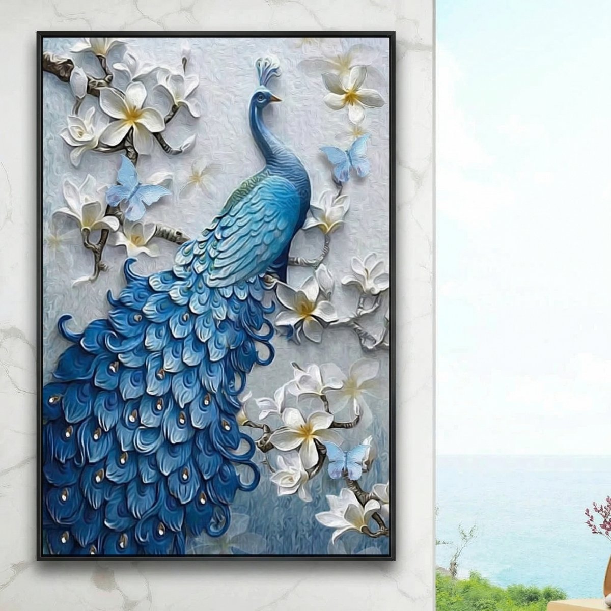Der elegante Pfau