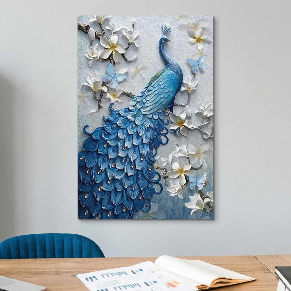 Der elegante Pfau