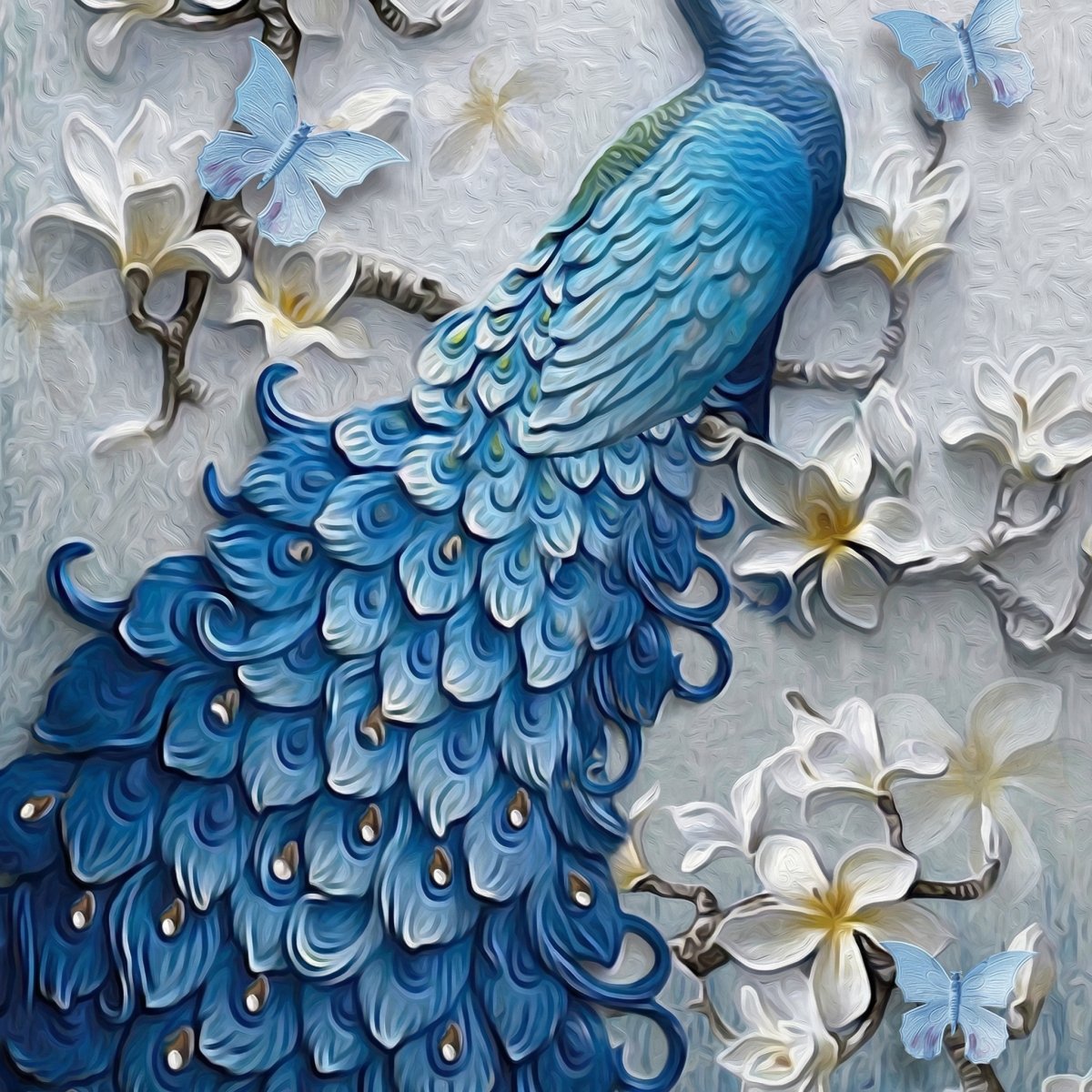 Der elegante Pfau