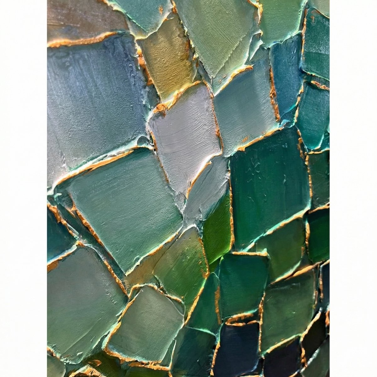 Das grüne Buntglas