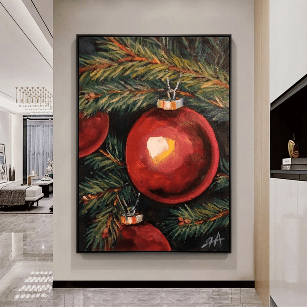 The Red Christmas Bauble