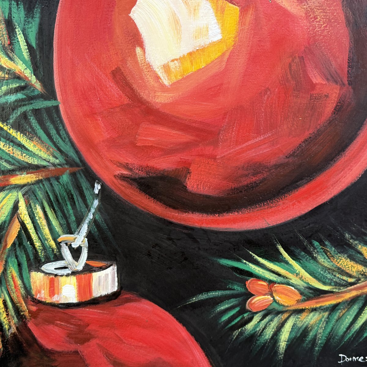 The Red Christmas Bauble