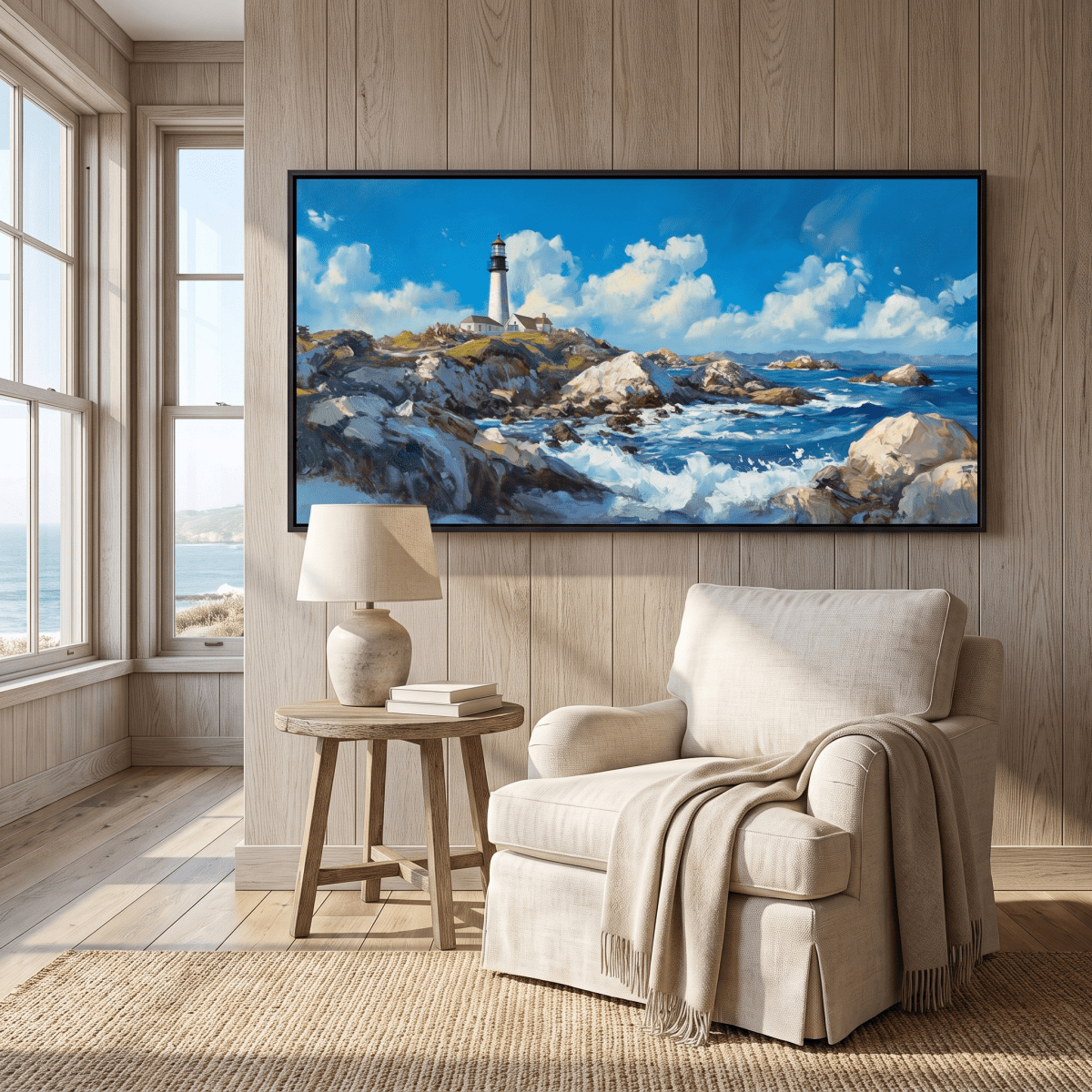 The Rugged Lighthouse