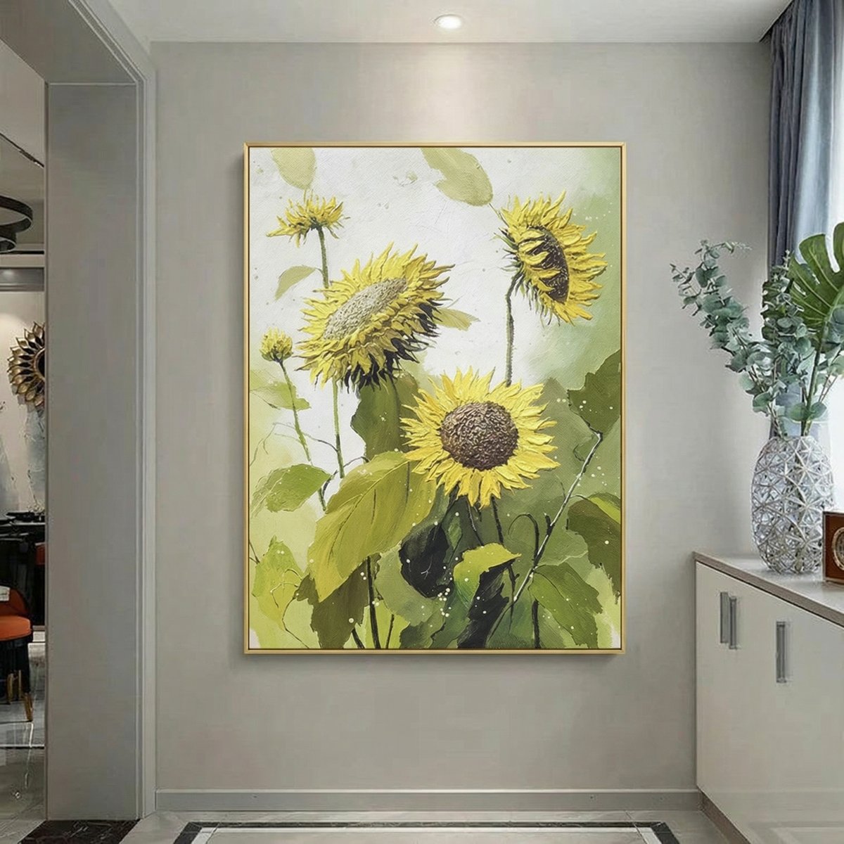 Die Aufragenden Sonnenblumen