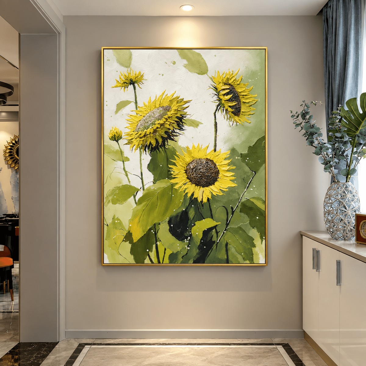 Los imponentes girasoles