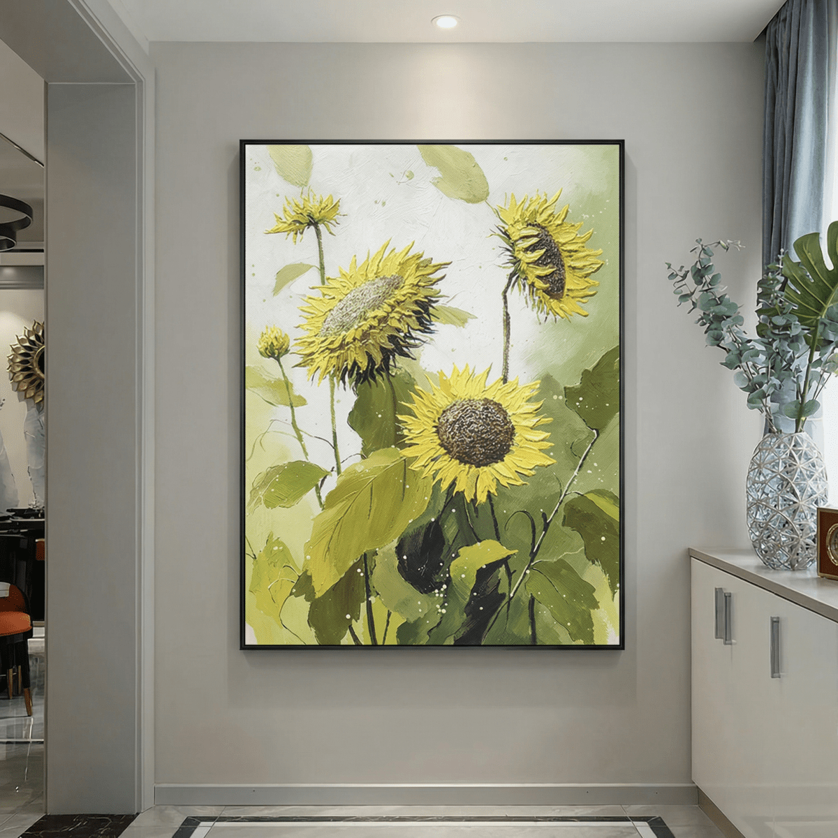 Die Aufragenden Sonnenblumen