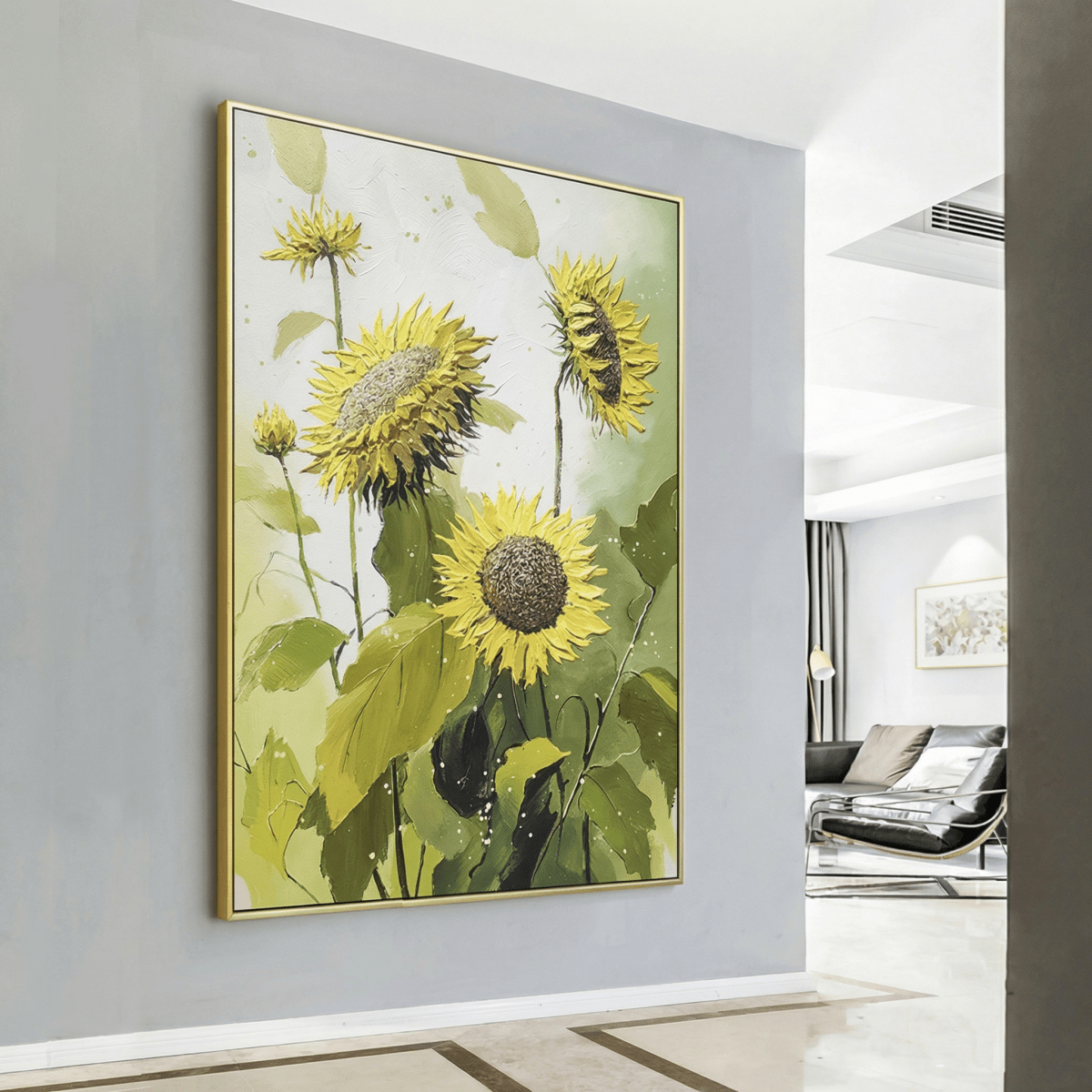 Die Aufragenden Sonnenblumen