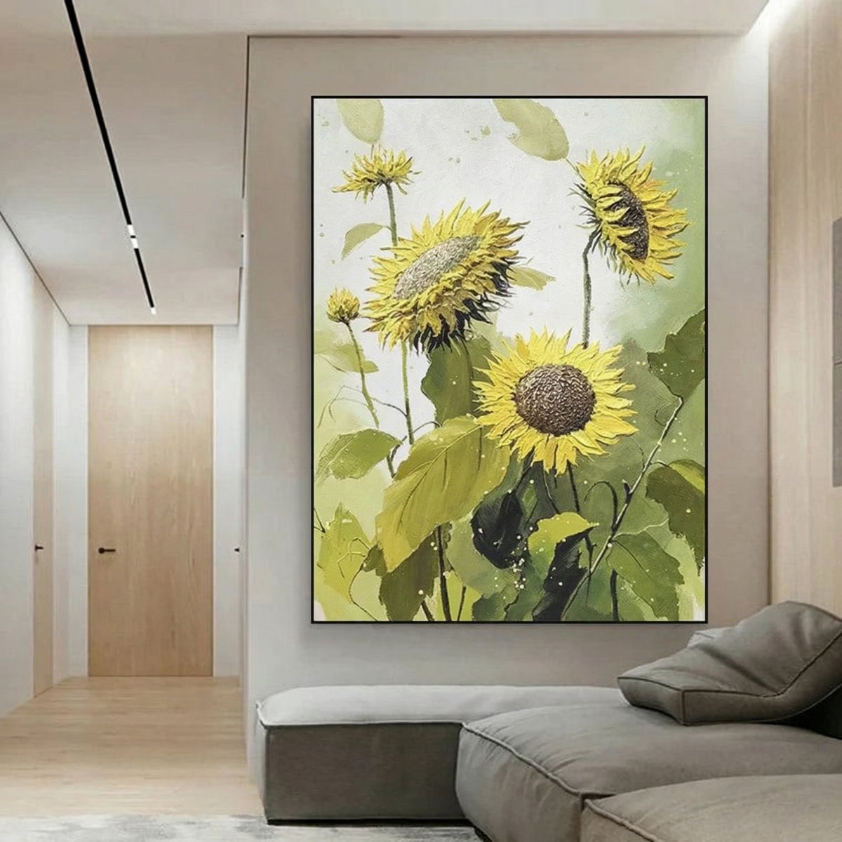 Die Aufragenden Sonnenblumen