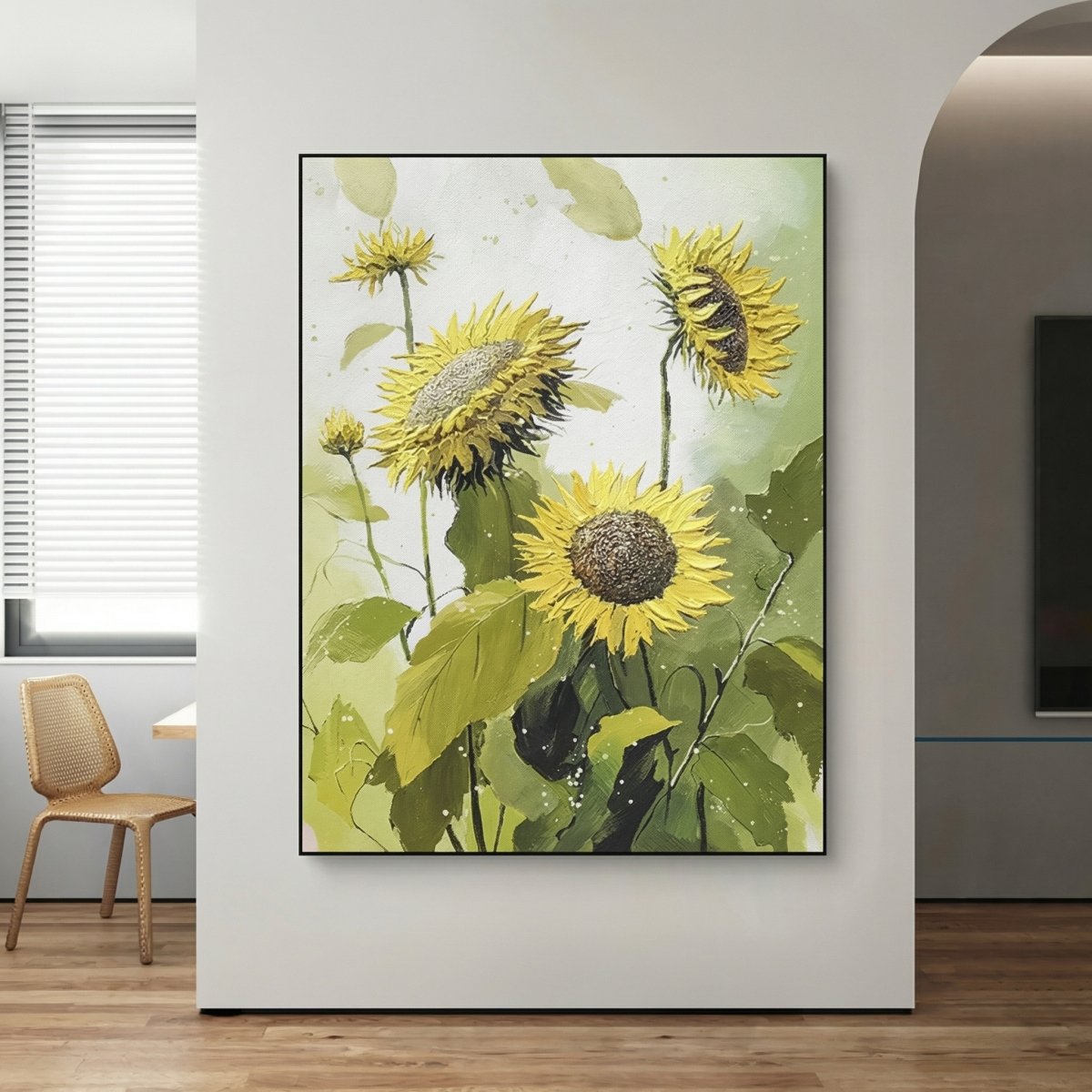 Die Aufragenden Sonnenblumen