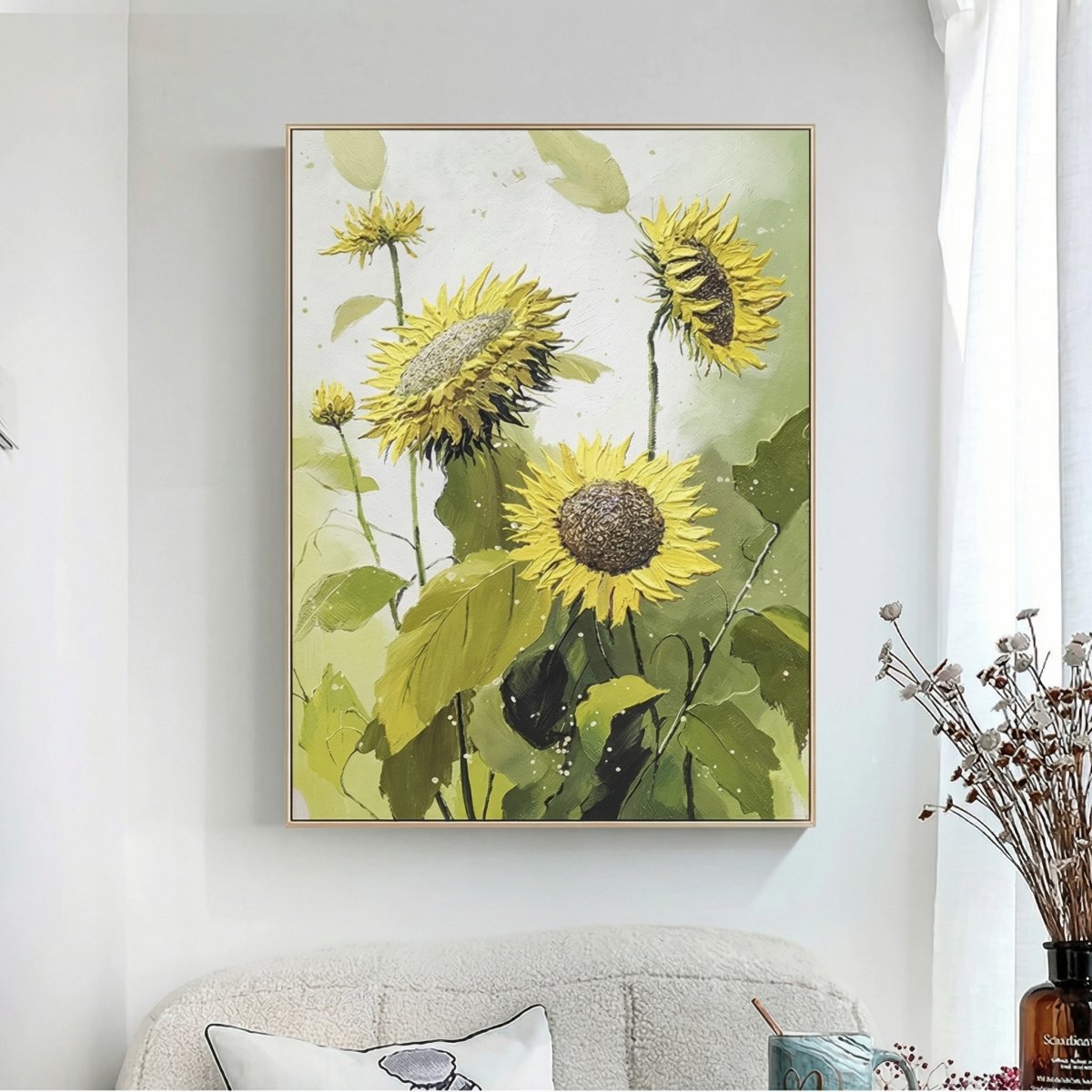 Die Aufragenden Sonnenblumen