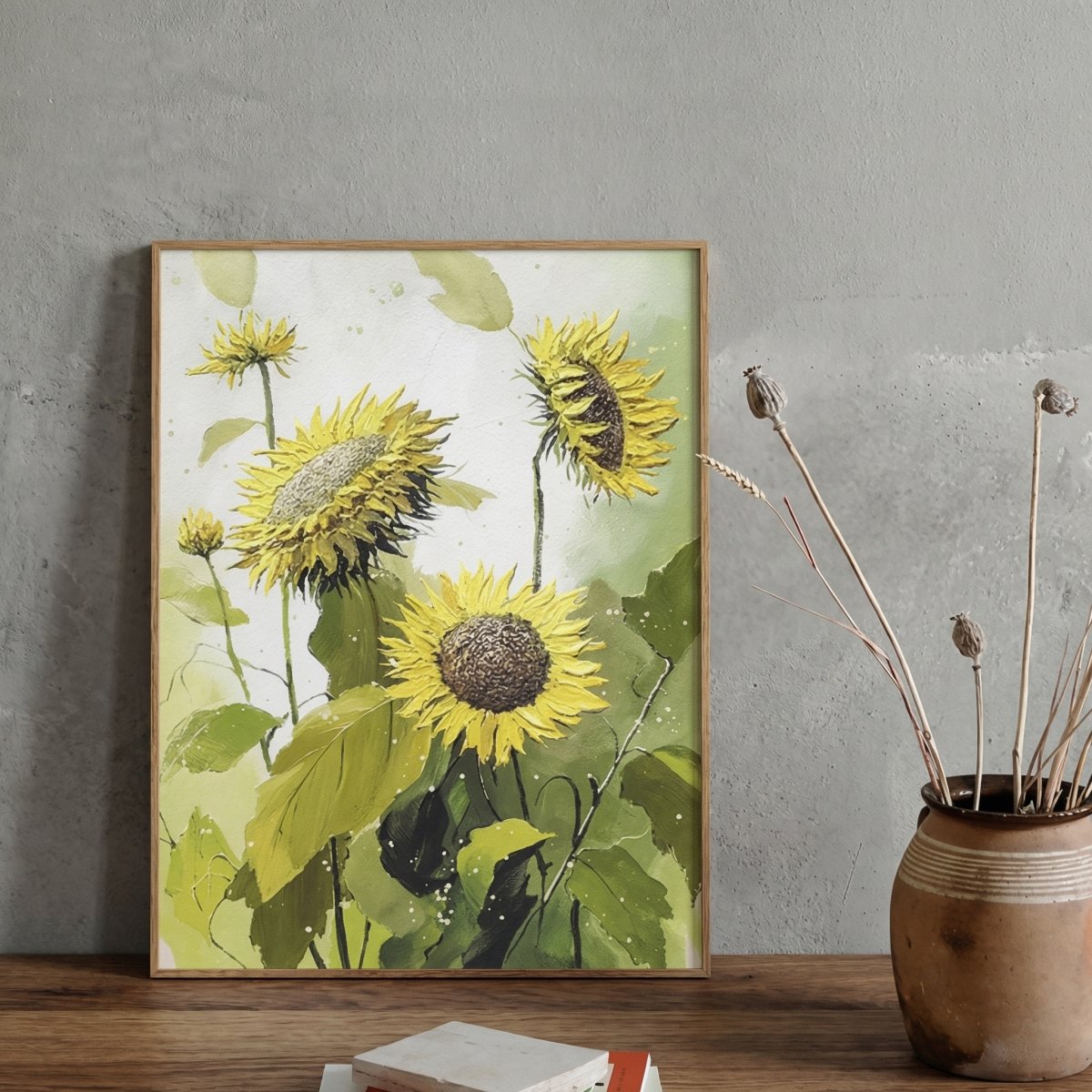 Die Aufragenden Sonnenblumen