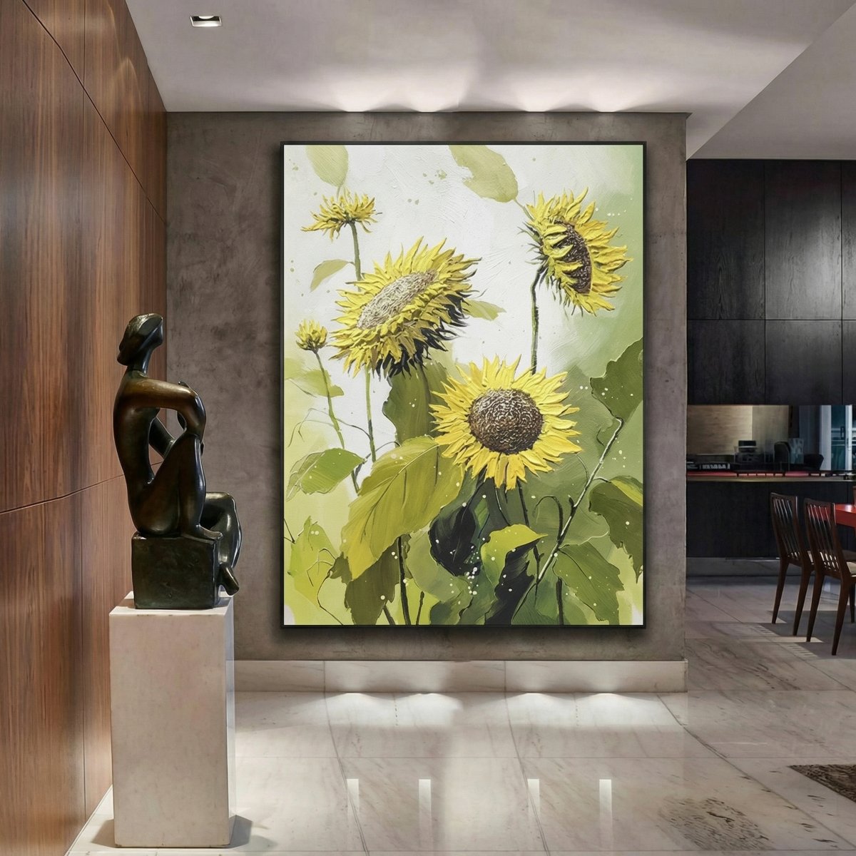 Die Aufragenden Sonnenblumen