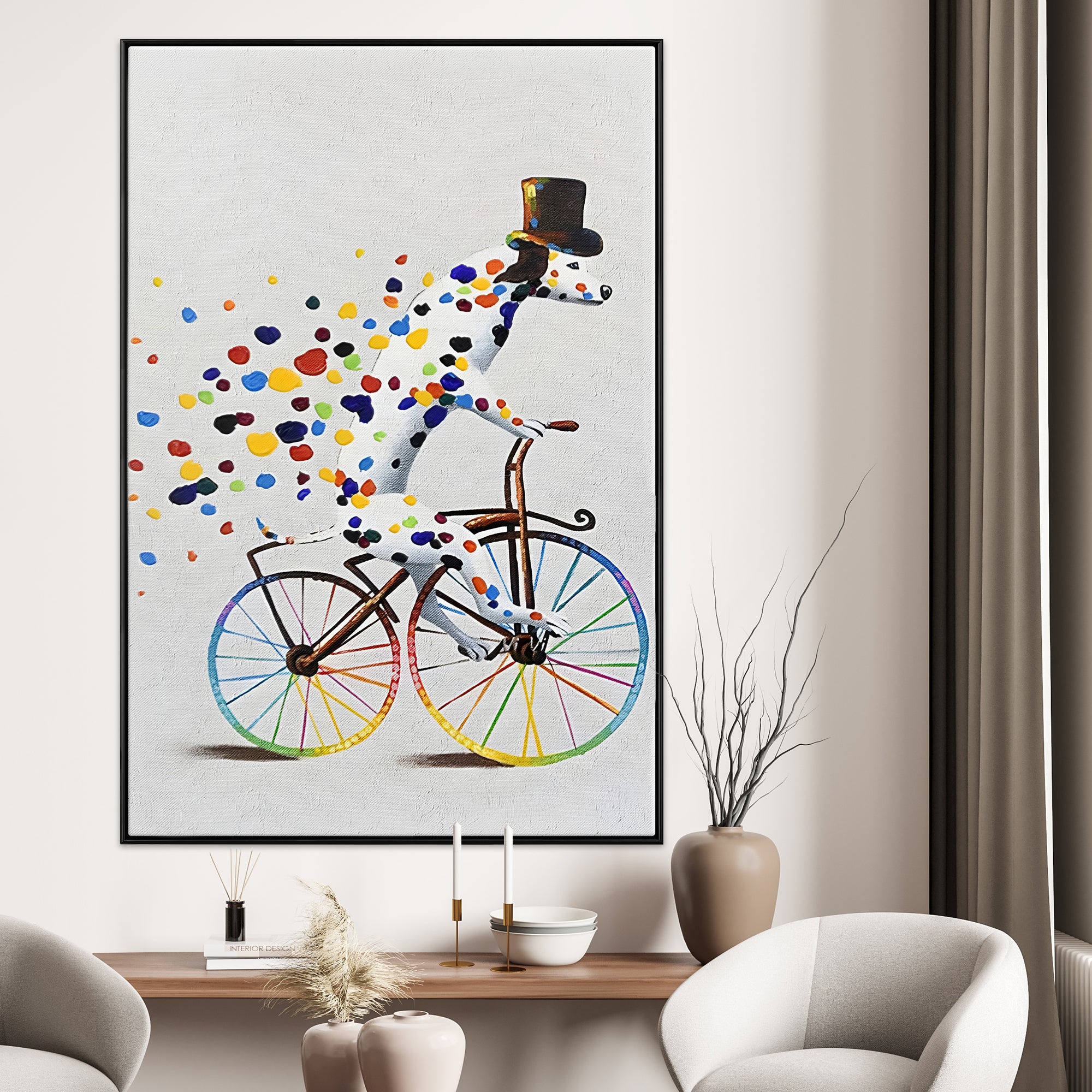 The Cycling Dalmatian