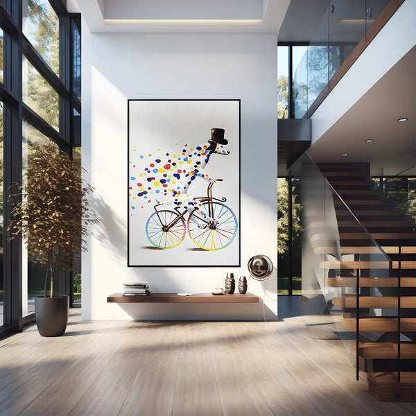 The Cycling Dalmatian - 23x35"